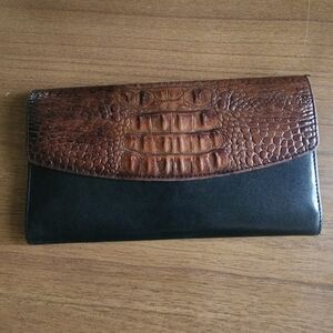 Brahmin Soft Leather Checkbook Wallet